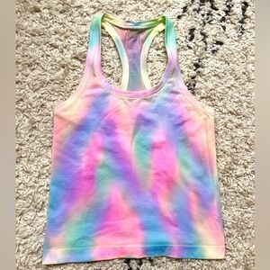 Lululemon Psychedelic Wash Multi Raceback Tank Top
